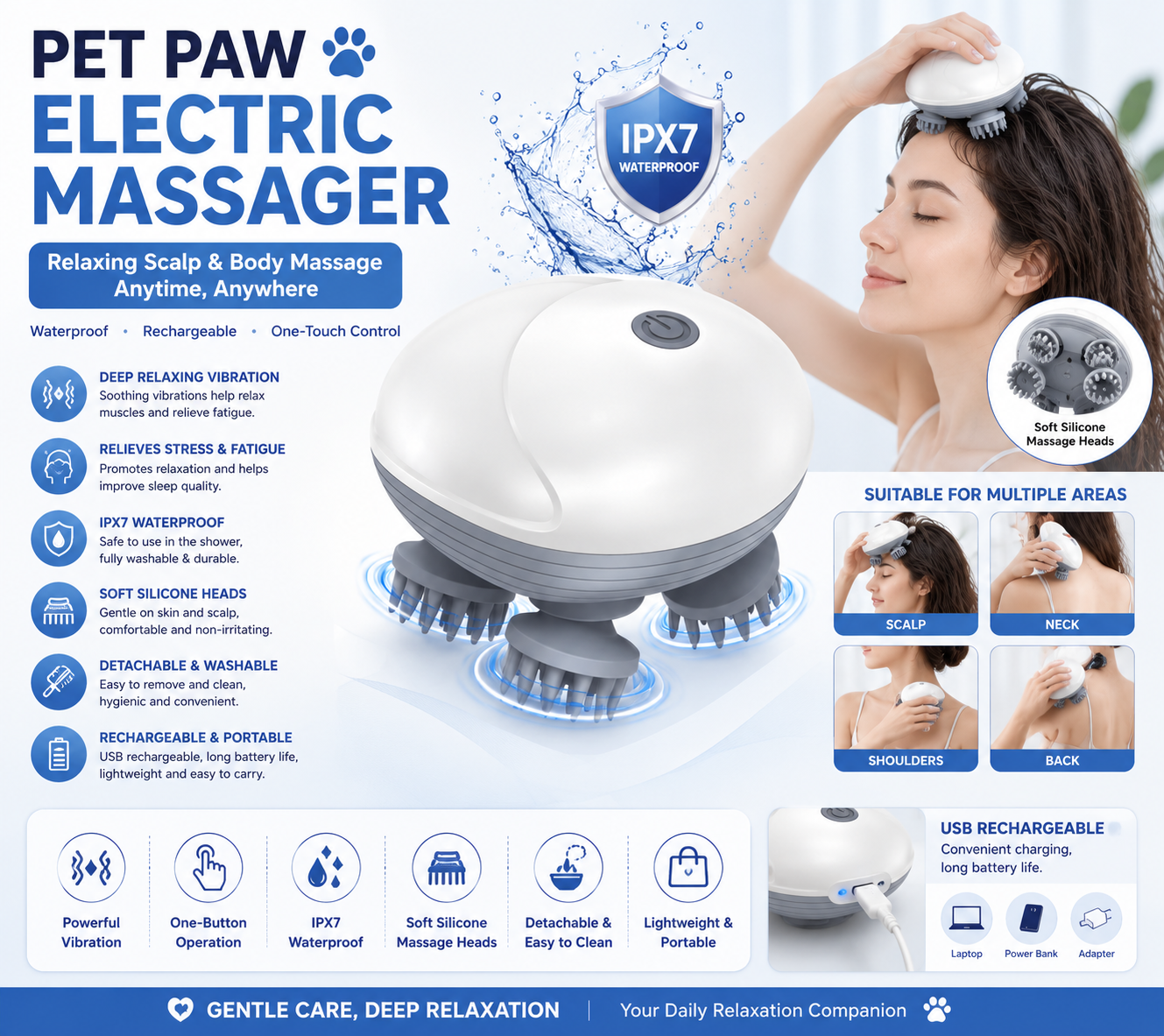 Electric Pet, Cat Shaped Massager